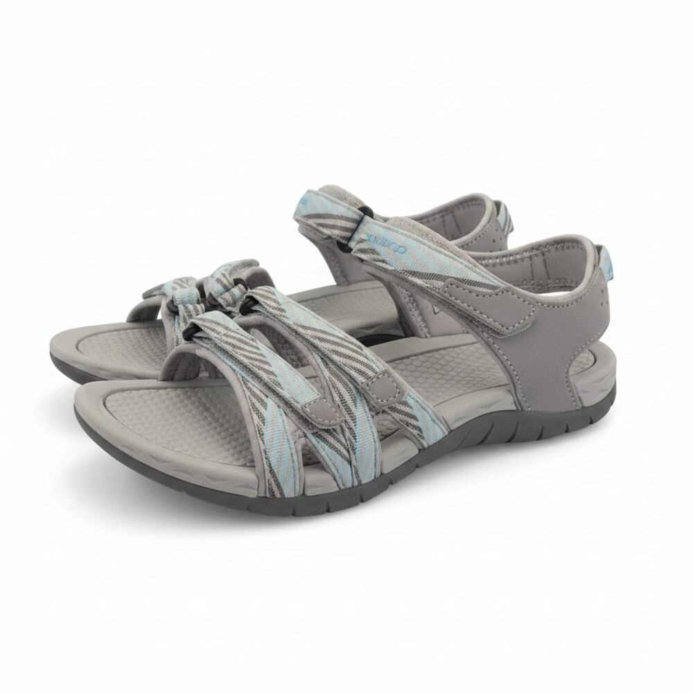 Outland Naia Bump Toe Women's Gray Beach Sand Walking Sandals Size 9